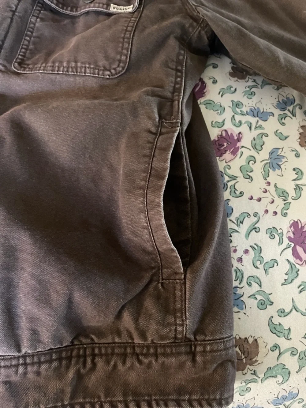 Woolrich Brown Bomber-Style Jacket - Picture 7 of 10